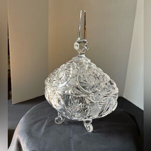 Elegant Vintage Bohemian Crystal Decorative Candy Dish